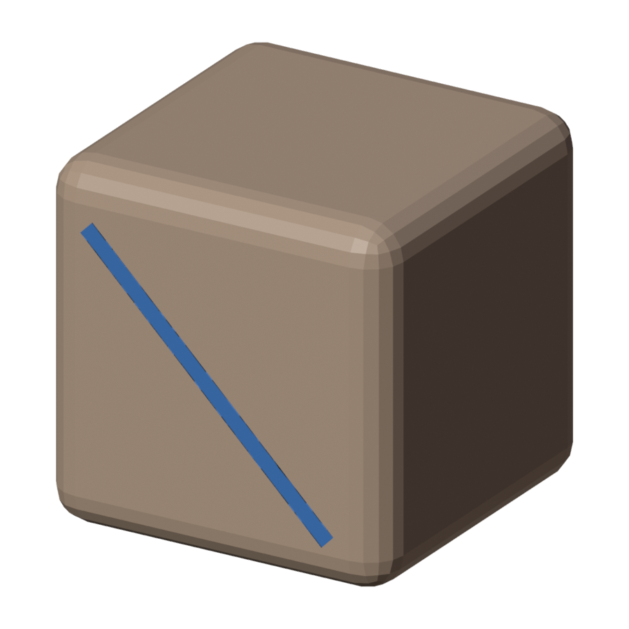 A line over the head